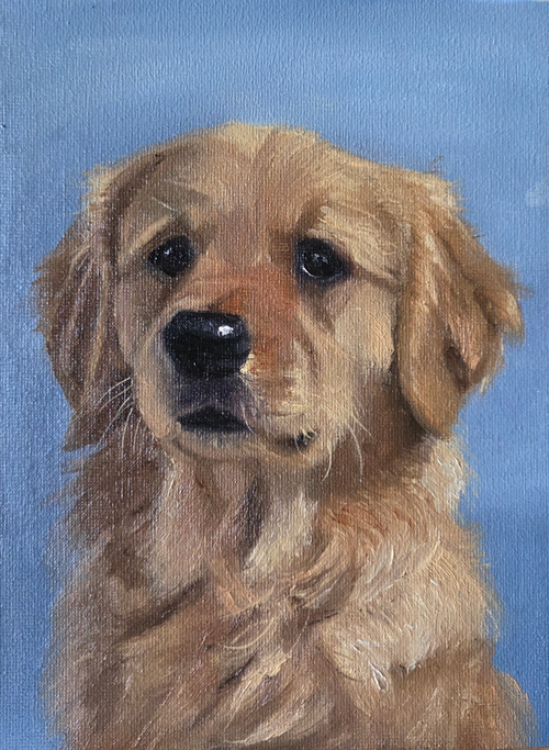 Custom Pet Portrait — Hand-Painted Oil on Canvas